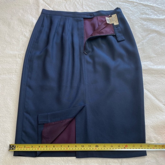 VINTAGE HERITAGE HOUSE 100%VISCOSE PENCIL-SKIRT Sz 12 - Picture 9 of 12